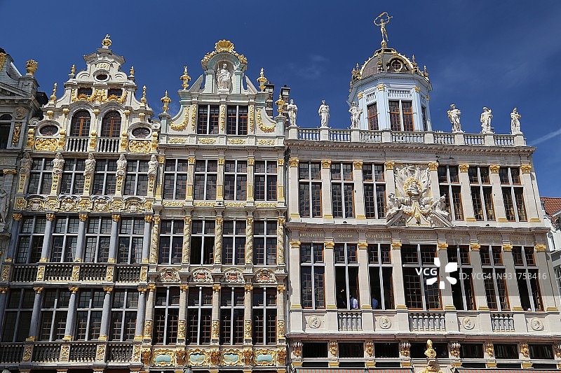 布鲁塞尔大广场的建筑物图片素材