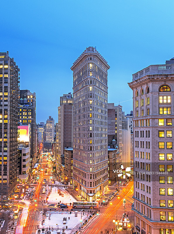 纽约熨斗大厦图片素材