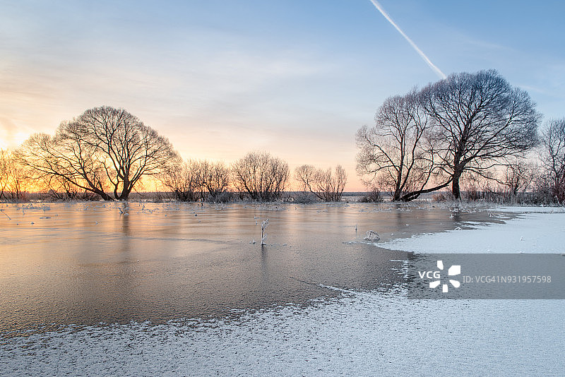 冰冷的地形图片素材