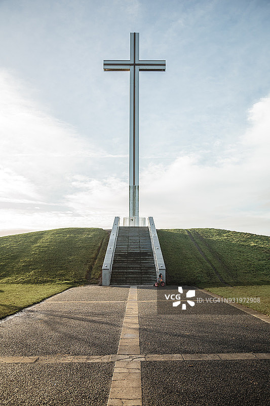 凤凰公园的教皇十字架，都柏林，爱尔兰图片素材