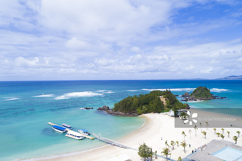 沙滩和岛屿图片素材