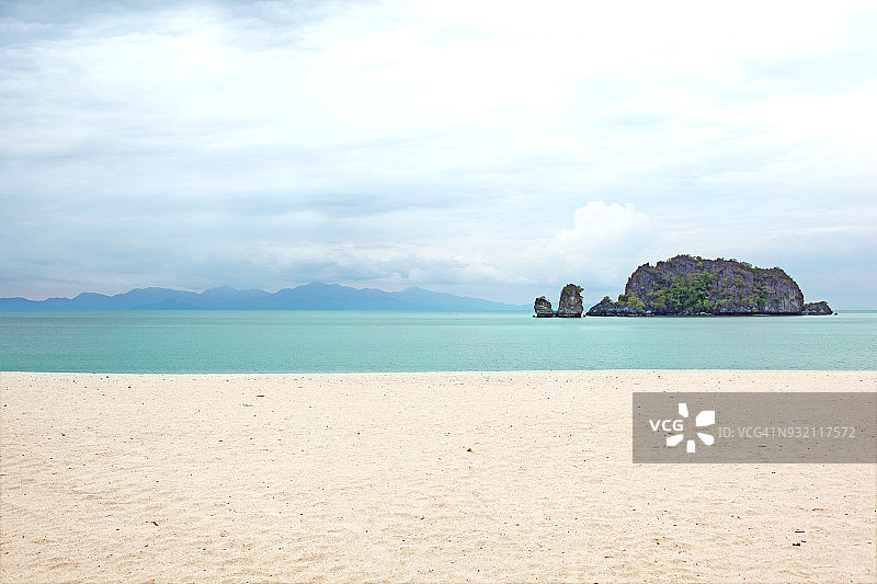 兰卡威丹绒鲁白沙滩图片素材