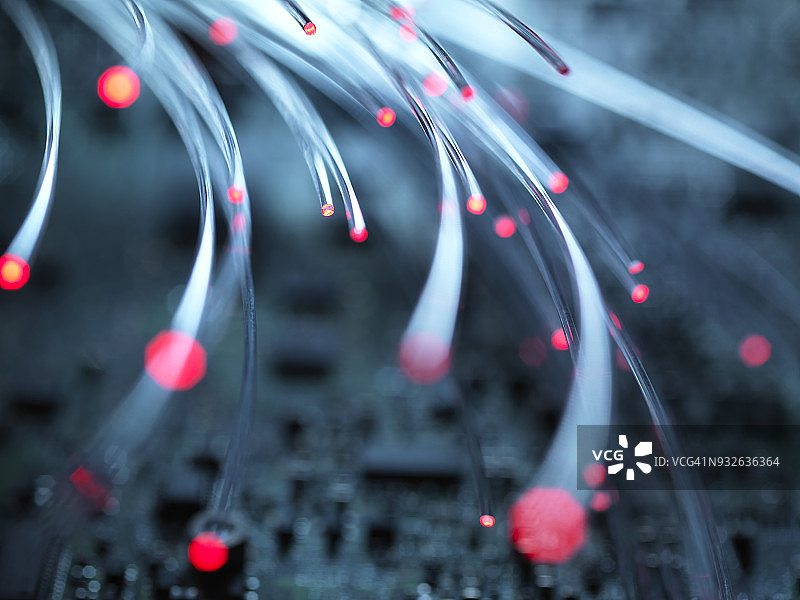 光纤硬件电路板背景图片素材