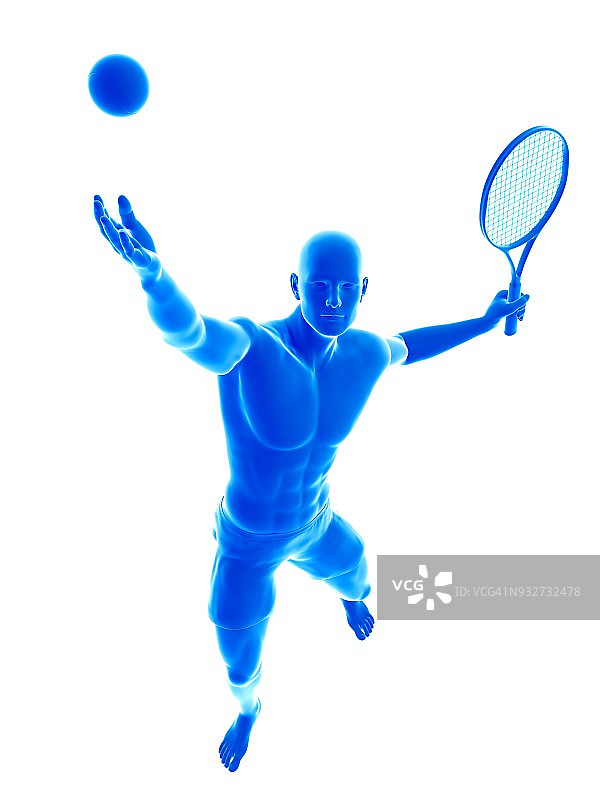 网球运动员插画图片素材