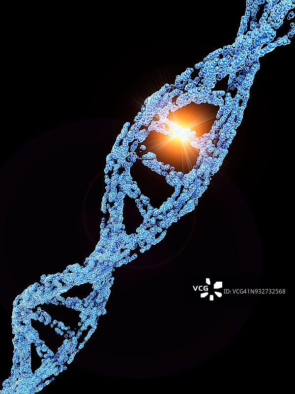 点突变，图示图片素材