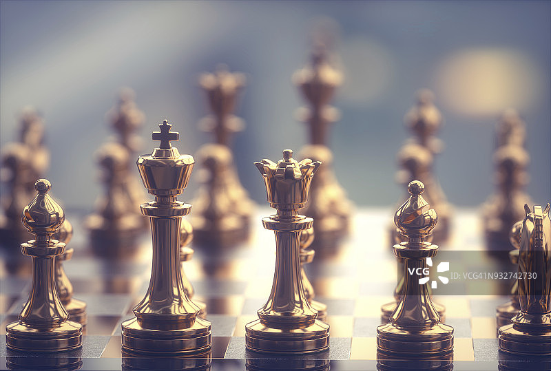 国际象棋棋子插画图片素材