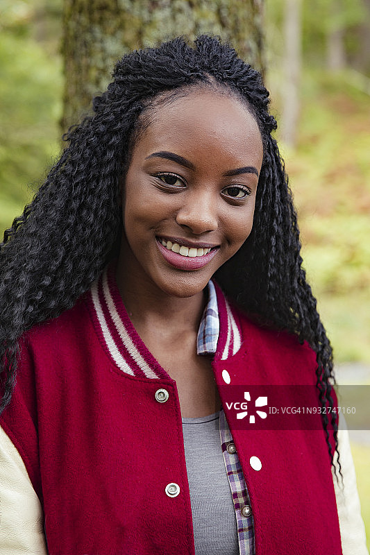 黑人女性肖像图片素材