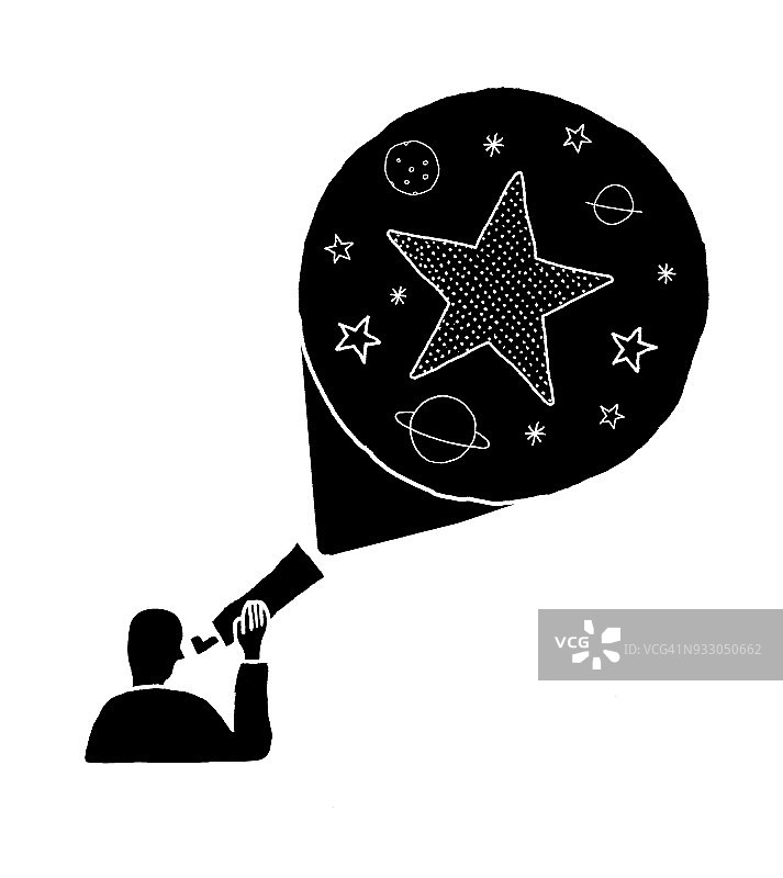 我注意到一颗新的不寻常的星星图片素材