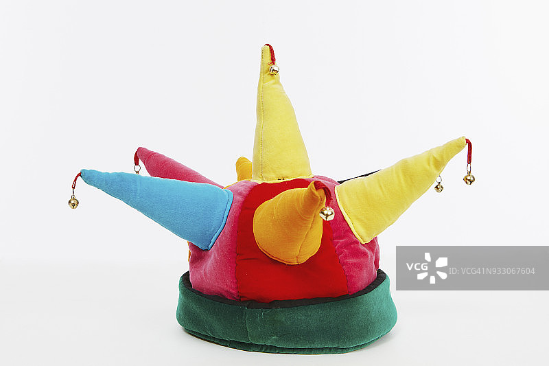 带铃铛的宫廷小丑帽子图片素材