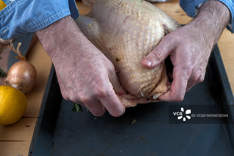 准备传统火鸡图片素材