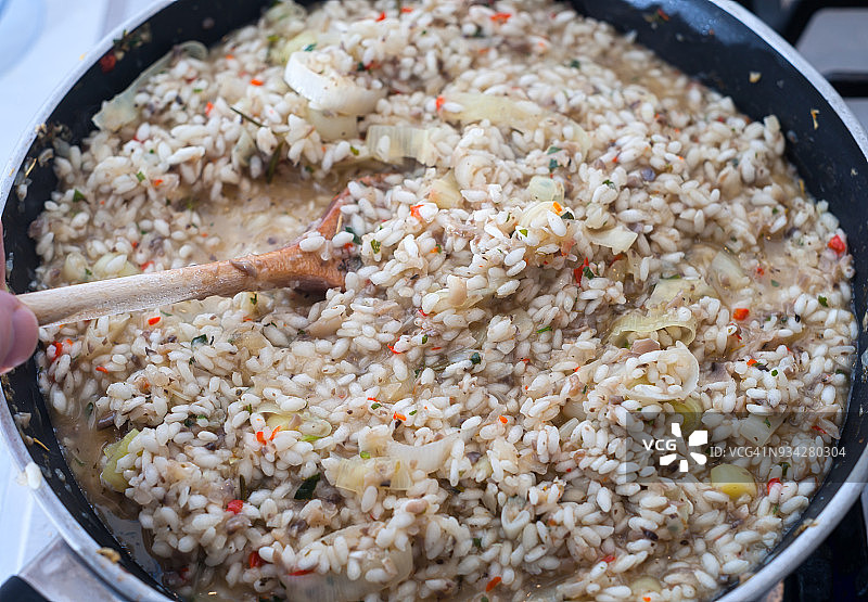 预制蘑菇烩饭图片素材