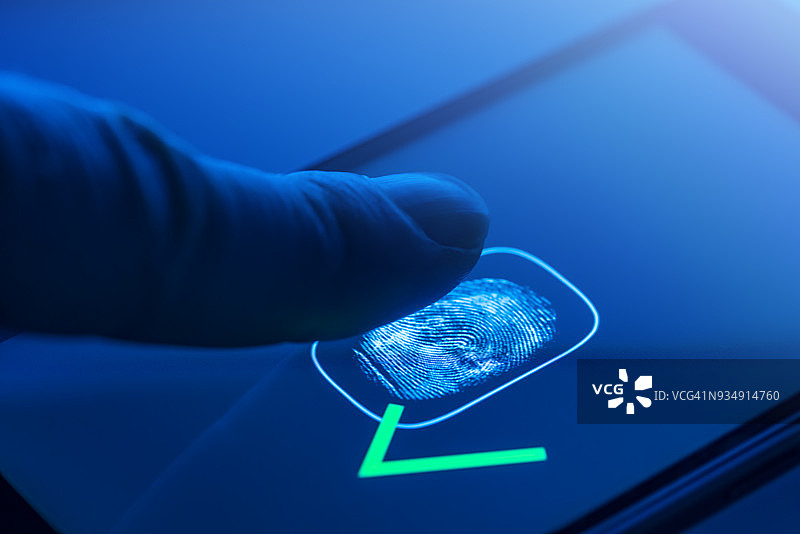 指纹识别：已授权访问图片素材