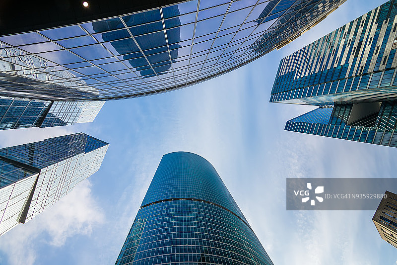 莫斯科城市 - 莫斯科国际商务中心摩天大楼景观图片素材