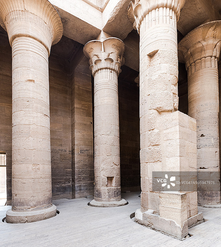 埃德夫古神庙内部图片素材