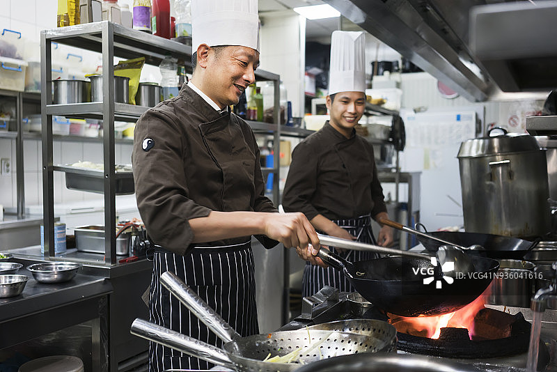 中餐馆烹饪图片素材