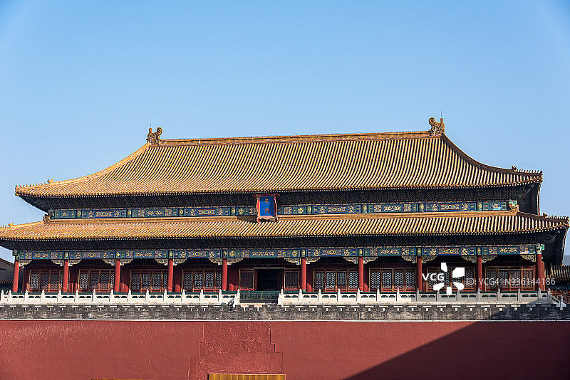 中国北京故宫的午门图片素材