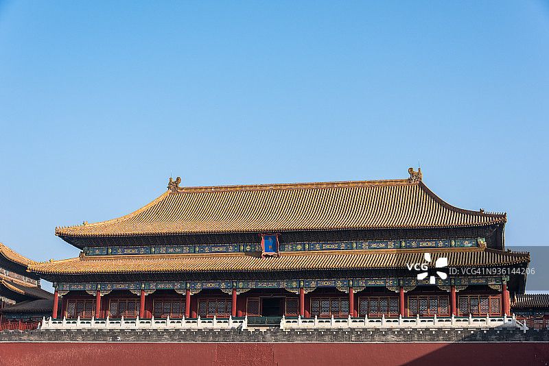 中国北京故宫的午门图片素材