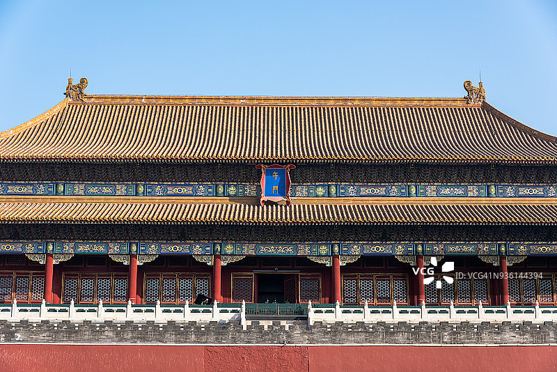 中国北京故宫的午门图片素材