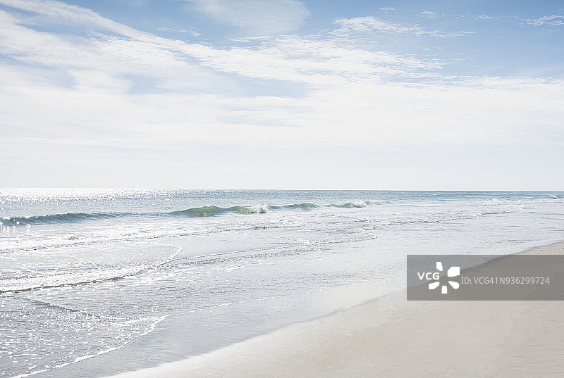 海天沙滩图片素材