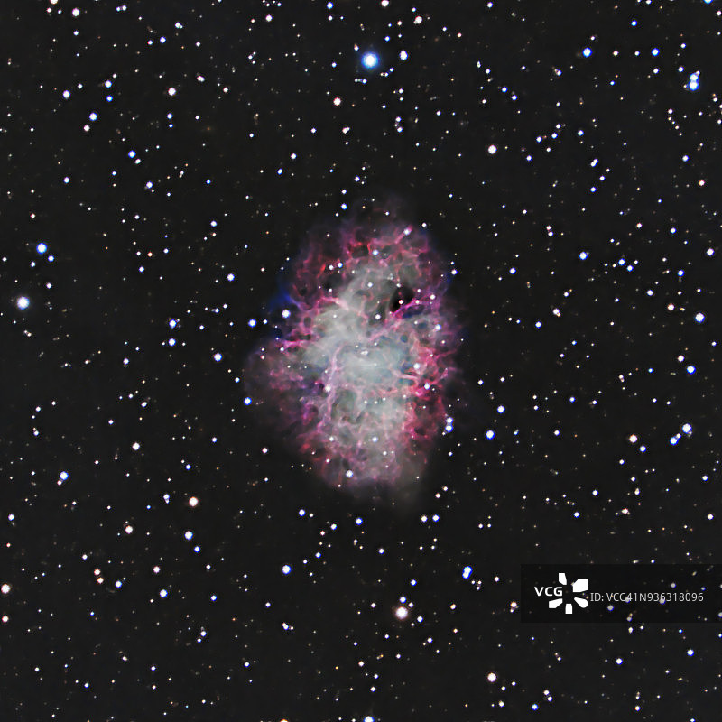 蟹状星云图片素材