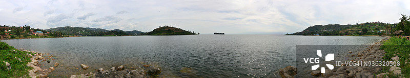 基伍湖上的鲁博纳湾图片素材