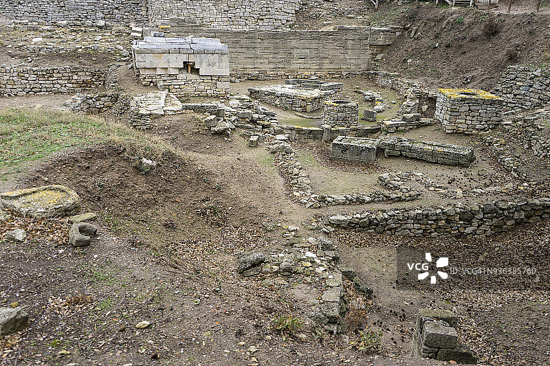 特洛伊古城遗址图片素材