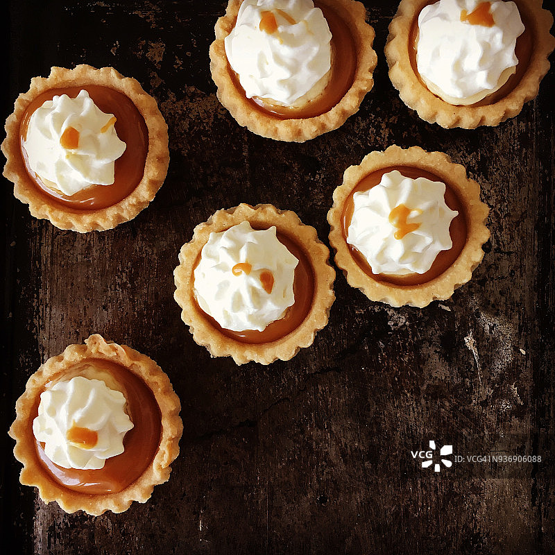 香蕉太妃糖挞图片素材