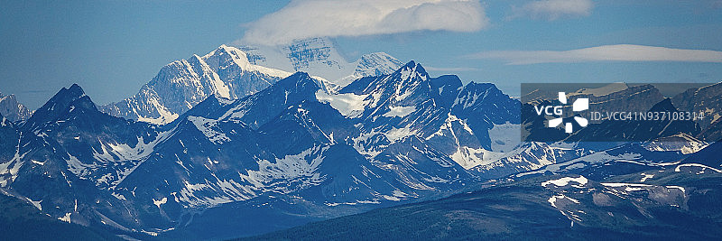 罗布森山、惠斯勒斯山、贾斯珀国家公园景色图片素材