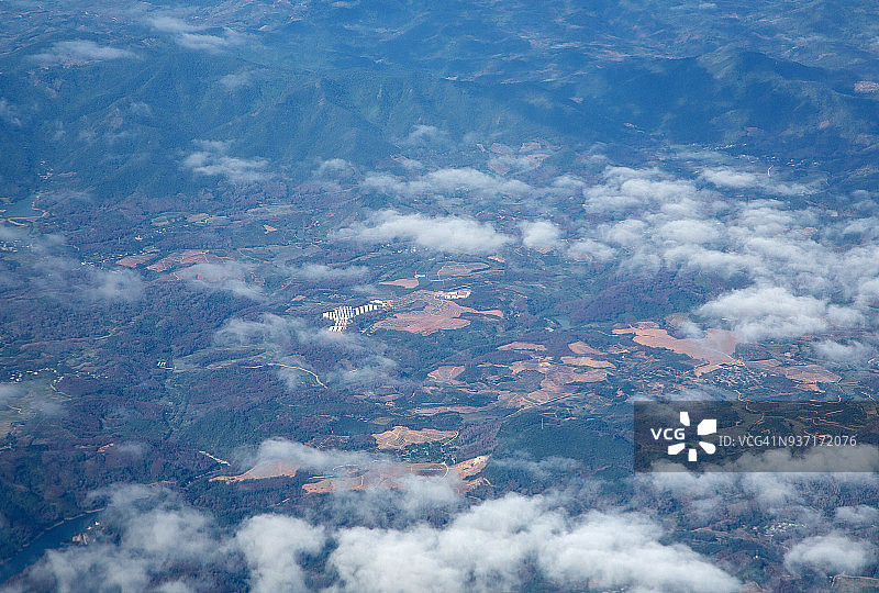 三亚的上层云层图片素材