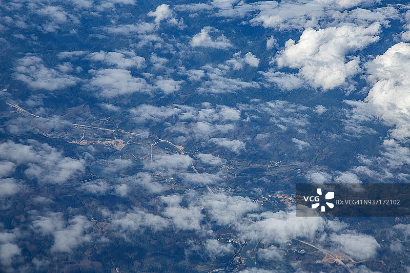 三亚的上层云层图片素材