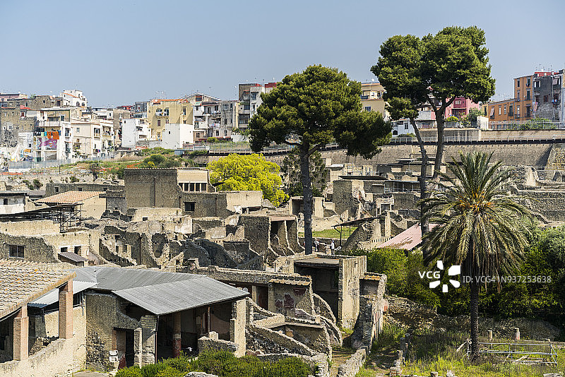 赫库兰尼姆（埃尔科拉诺）遗址图片素材