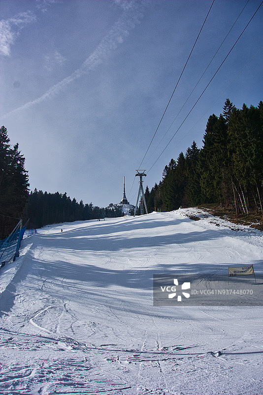 耶斯特德滑雪胜地图片素材