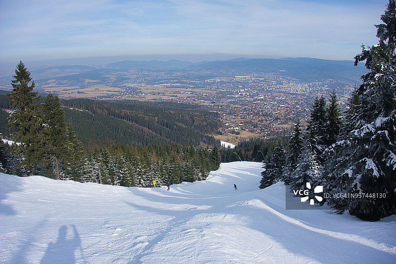 耶斯特德滑雪胜地图片素材