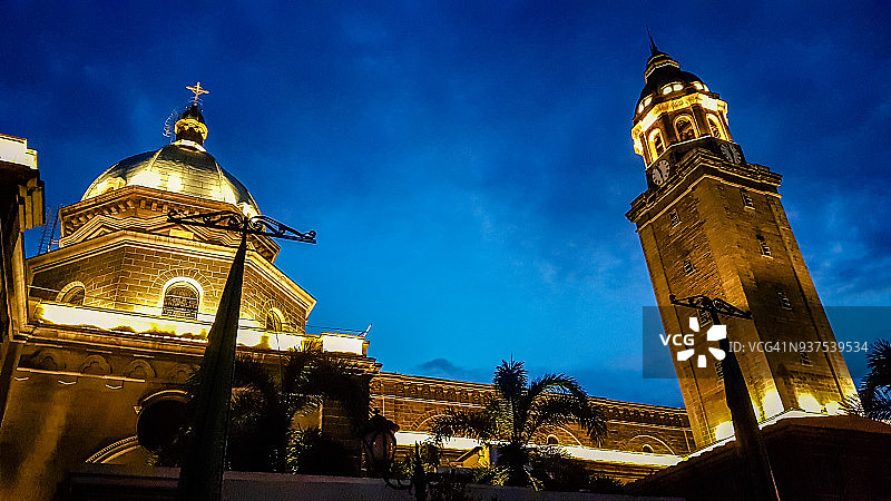 马尼拉大教堂，菲律宾图片素材