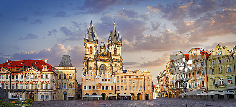 布拉格老城广场图片素材