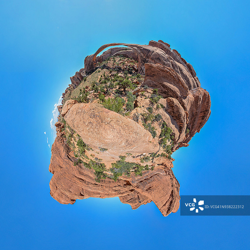 拱门国家公园小星球岩石地貌图片素材