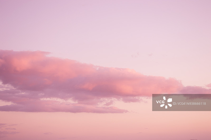 兰萨达海滩的日落图片素材