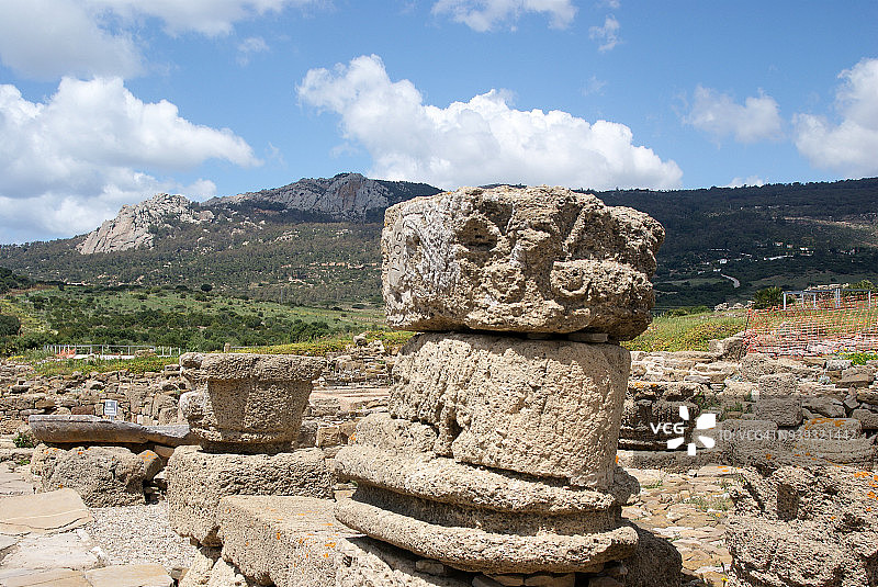 加的斯塔里法贝洛克劳迪亚遗址图片素材