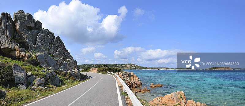 拉马达莱纳沿海公路图片素材
