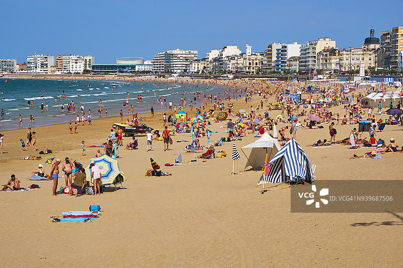 法国旺代莱萨布勒多洛讷图片素材