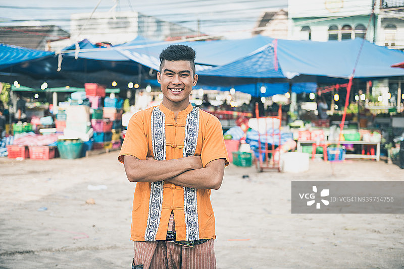 泰国的微型企业图片素材