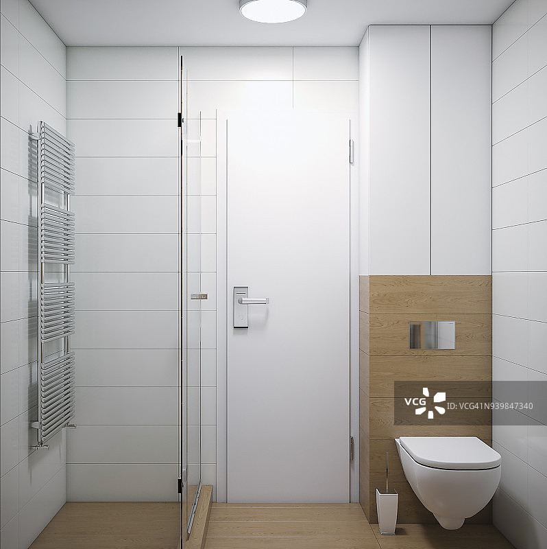 简约优雅浴室图片素材