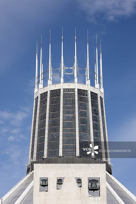 利物浦主教座堂的建筑外观图片素材