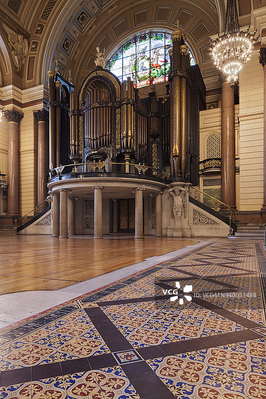 利物浦圣乔治大厅内音乐厅图片素材