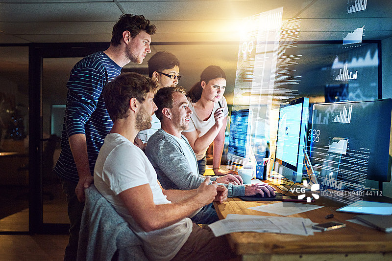 调试到黎明图片素材