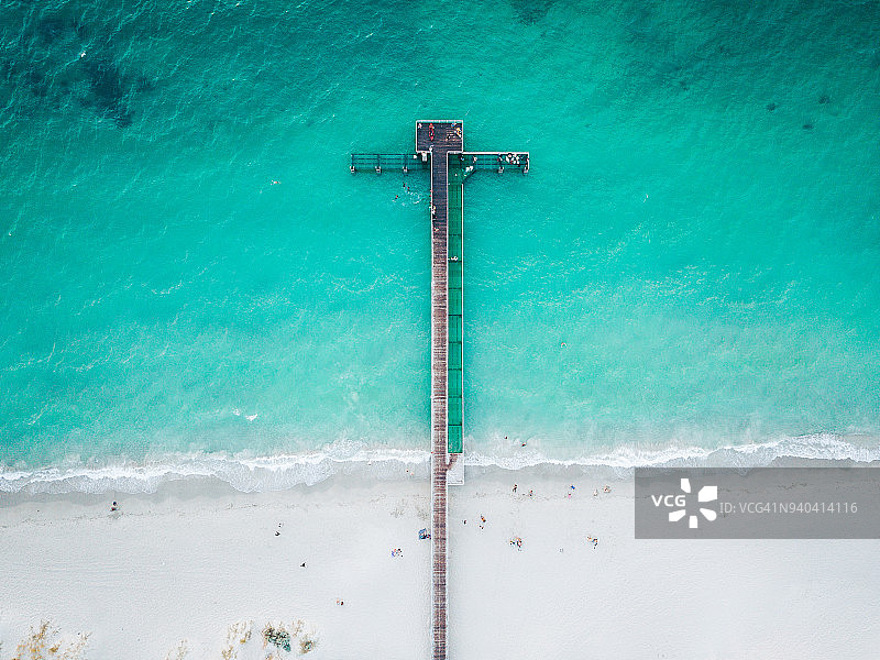 珀斯库吉海滩图片素材