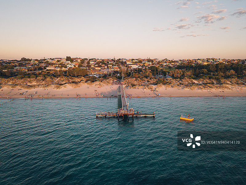 珀斯海滩码头图片素材
