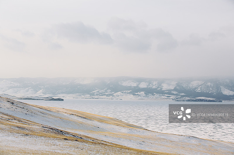 贝加尔湖奥利洪岛小海图片素材