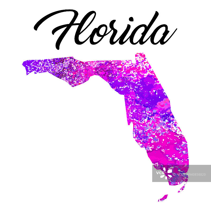 水彩风格阿拉巴马州图案图片素材