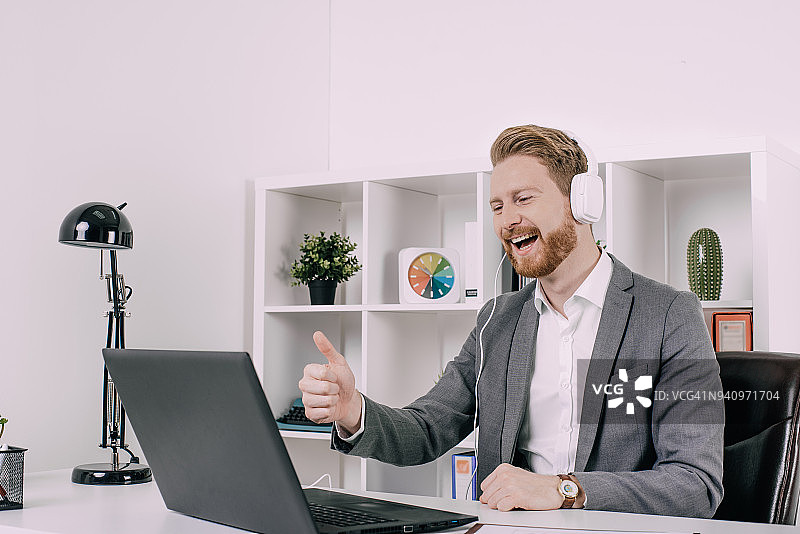 点赞商业交易图片素材